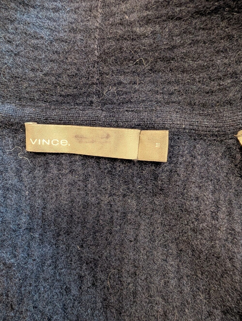 Women's Vince Navy Blue Knit Sweater Medium